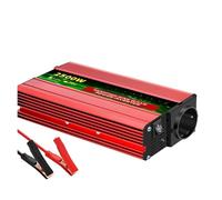Convertisseur Accessoires Automobiles Solaire LED Eurostandard Socke 3000W 4000W AC Onduleur Sinusoïdal Modifié Convertisseur 12V À 220V 50HZ Onduleur(12V2500W50HZ EU)