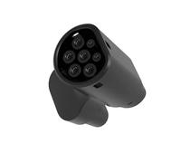 Convertisseur adaptateur CCS2 à Type 2 CCS Combo 2 EV, adaptateur de charge cc for véhicule électrique, Compatible avec Tesla modèle S modèle X