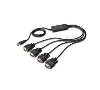 Convertisseur/adaptateur USB 2.0 vers 4x RS232 (DB9) DA-70159