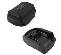 Convertisseur Alimentation 18V Li-Ion Portable Convertisseur | Matériau ABS , finition noire, résistance chocs, taille 85x65mm, usage intensif