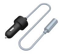 Convertisseur allume-cigare 12 V/24 V vers DC5521 pour Starlink Mini - Adaptateur d'alimentation de véhicule 8 A 100 W avec câble en PVC de 0,5 m pour voiture, camping-car, camion, bateau