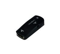 LogiLink Adaptateur CV0108 HDMI femelle vers VGA femelle - Noir