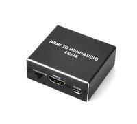 Convertisseur Audio 4K x 2K, Répartiteur Audio HDMI, Extracteur Audio HDMI, HDMI vers HDMI Audio, Adaptateur de Sortie Audio Stéréo SPDIF + 3,5 mm, PASS/2.0CH/5.1CH