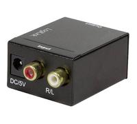LogiLink Adaptateur audio CA0102 Toslink vers Cinch-RCA 2x RCA femelle + Toslink femelle