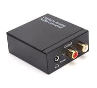 Convertisseur audio HDMI 3,5 mm - Adaptateur audio optique Toslink numérique coaxial vers analogique L/R - Pour commutation audio professionnelle à domicile (convertisseur)