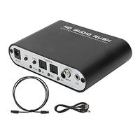 Convertisseur Audio HDMI 5.1CH Dolby DTS, Décodeur Numérique 4K avec Sortie Coaxiale Optique vers Analogique pour Maison, Cinéma, Salle de Concert, Noir