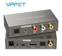 Convertisseur audio HDMI ARC, adaptateur ARC vers optique coaxial RCA 3,5 mm AUX, décodeur DTS Dolby AC3 LPCM pour barre de son TV, home cinéma