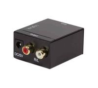 LogiLink Convertisseur audio CA0100 Coaxial/Toslink vers analogique L/R Noir