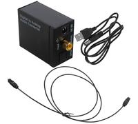 Convertisseur Audio Numérique-analogique 5, 1x4, 1x2 Boîte Audio Noir 6cm
