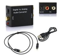 Convertisseur Audio Numérique-Analogique Rca L/R, Adaptateur, Amplificateur