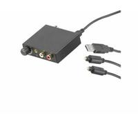 Convertisseur audio numérique (TOSLINK/coaxial) vers analogique (cinch) Auvisio