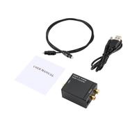 Convertisseur Audio numérique vers analogique, Fiber optique, Signal Coaxial vers analogique, adaptateur convertisseur DAC 3.5mm, Jack 2RCA, amplificateur décodeur