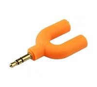 Convertisseur Audio U3 Transmission rapide pratique métal 1 mâle à 2 femelle séparateur Jack 3.5mm pour écouteurs