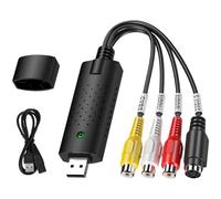 Convertisseur audio/vidéo USB 2.0 - Numérisez et éditez des vidéos provenant de n'importe quelle source analogique, y compris magnétoscopes, VHS