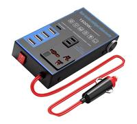 Convertisseur automobile efficace de 1500 W pour changer l'électricité de 12 V 24 V à 220 V, idéal pour charger des appareils électroniques pendant les voyages, courant continu vers conditionnement de