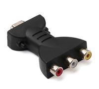 Convertisseur AV numérique HDMI vers analogique 3 RCA compatible avec les téléviseurs, moniteurs et systèmes audio domestiques