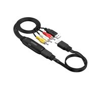 Convertisseur AV vers HDMI avec câble à 2 extrémités - Connecteur mâle pour une connectivité améliorée