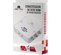 Convertisseur AV vers HDMI - FREAKS AND GEEKS - SNES, MegaDrive, Wii, Game Cube - 720p/1080p - Blanc