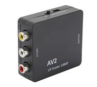 Convertisseur AV vers HDMI, RCA vers HDMI, Adaptateur de Convertisseur Audio Vidéo Mini RCA 1080P pour Moniteur TV