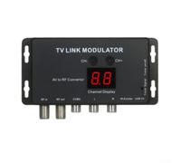 Convertisseur AV vers RF, TM70 UHF TV Link Modulateur UHF avec niveaux de sortie réglables, transmission audio/vidéo fiable