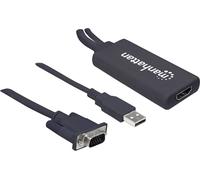 Convertisseur AV [VGA, USB 2.0 - HDMI] Manhattan 152426