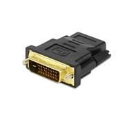 Convertisseur Bi-directionnel - vidéo DVI 24 + 1 vers HDMI, prise plaquée or 24k - 1080P mâle vers HDMI - pour projecteur HDTV PC -