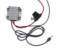 Convertisseur Boost 12 V 24 V vers 48 V DC 1 adaptateur 5 A avec fusible et cordon CC de 1 mètre pour utilisation avec mini routeur Starlink