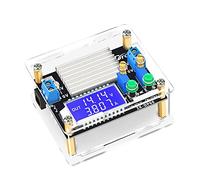 Convertisseur Boost Buck, DROK DC 5,5-30 V vers 0,5-30 V 5 V 12 V 24 V Module régulateur d'alimentation réglable, 4 A 35 W Haute Tension avec boîtier écran LCD