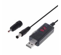 Convertisseur Boost Dc 5v À 9v 12v Usb, Adaptateur D'alimentation Avec Affichage