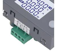 Convertisseur Boost DC6-36 V à DC0,5-36 V 40 W avec écran LCD de 1,8 pouces - Module d'alimentation abaisseur CC réglable avec boutons de commande en silicone et dissipateur