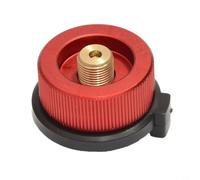 Convertisseur Brûleur pour gaz Ultraléger 44g Randonnée Convertisseur | Valve auto-fermante, pour zéro fuite pour gaz, filetage lisse, joint , sécurité maximale(Red)