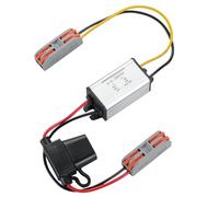 convertisseur Buck 24V à 12V5A,convertisseur DC abaisseur 60W Max avec fusible étanche et bornes de câblage, convertisseur Buck réglable,Applique aux Voitures, vélos électriques, camions, Motos, etc.