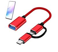 Convertisseur Câble C Réversible - Module Interface Rapide Interopérable, Accessoire Pratique Liaison Pérenne, Branchements Multiples Compatible Stockage Portable | Espaces Bureautiques Configurations