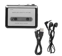 Convertisseur Cassette MP3, 4,3 × 3,3 × 1,2 Pouces Convertisseur CD MP3 Capture Lecteur Musique Audio numérique Lecteur Cassette Bande Portable Appareil Lecture Bande Portable