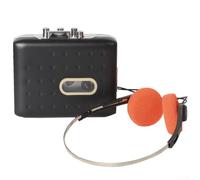 Convertisseur cassette vers numérique portable rétro USB vers MP3, prend en charge l'enregistrement sur bande pour Walkman Design (Noir)