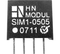 Convertisseur CC/CC pour circuits imprimés HN Power SIM1-0505-SIL4 Nbr. de sorties: 1 x 5 V/DC 5 V/DC 200 mA 1 W 1 pc(s)