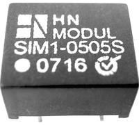 Convertisseur CC/CC pour circuits imprimés HN Power SIM1-0515D-DIL8 Nbr. de sorties: 2 x 5 V/DC 15 V/DC, -15 V/DC 40 mA 1 W 1 pc(s)