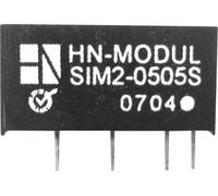 Convertisseur CC/CC pour circuits imprimés HN Power SIM2-0512D-SIL7 Nbr. de sorties: 2 x 5 V/DC 12 V/DC, -12 V/DC 82 mA 2 W