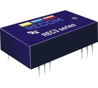 Convertisseur CC/CC pour circuits imprimés RECOM REC3-0515DR/H1 Nbr. de sorties: 2 x 5 V/DC 15 V/DC, -15 V/DC 100 mA 3 W 1 pc(s)