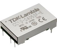 Convertisseur CC/CC pour circuits imprimés TDK-Lambda CC10-2412DF-E Nbr. de sorties: 1 x 24 V/DC -12 V/DC, 12 V/DC, 15 V/DC 0.45