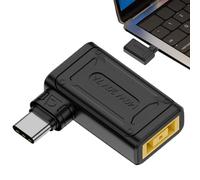 Convertisseur CC type C pour ordinateur portable | Convertisseur de prise jack - 140 W portable PD DC femelle adaptateur de type C Plug and Play pour téléphone portable, ordinateur portable