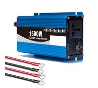 Convertisseur/Chargeur de Puissance à Onde Sinusoïdale Pure 1500W, 12V/24V/48V/60V/72V CC vers 110V/120V CA, pour Camions, Maisons, Camping-Cars et Systèmes Solaires Autonomes(Size:60v to 220v)