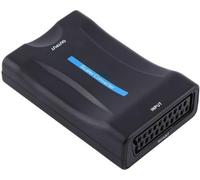 Convertisseur Compatible péritel vers HDMI Adaptateur de Signal Audio vidéo convertisseur 1080P Prise en Charge Sortie NTSC PAL pour TV DVD