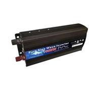 Convertisseur Convertisseur De Puissance 12 V CC 24V vers 220-230 V CA 60 Hz 1000W 2000W Onduleur Sinusoïdal Pur pour Voiture Prise Universelle(12V,1600W)
