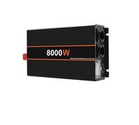 Convertisseur Convertisseur Onduleur Solaire Prise UE pour Onduleur Sinusoïdal pour Pur DC 12 V vers AC 220 V 8 KW 6 KW 5 KW 4 KW 3 KW Batterie Externe Portable Onduleur(12V,8000W EU)