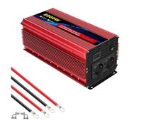 Convertisseur Convertisseur Puissance À Onde Sinusoïdale 12 V/24 V CC vers 220 V CA 50 Hz 8000 W/12000 W Adaptateur Chargeur Prise UE Onduleur(24V 8000W 220V EU)