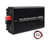 Convertisseur Convertisseur Puissance À Onde Sinusoïdale 5000 W 12V 24V 48V vers 220V 230V Écran LCD Accessoires Automobiles Onduleur Puissance