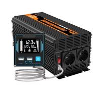 Convertisseur Convertisseur Puissance Onde Sinusoïdale Modifiée 3000W 2000W 12V 24V DC À 220V 230V AC Télécommande 3000 Watt pour Voiture(24V 2000w)