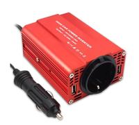 Convertisseur Convertisseur Puissance Portable 500W Téléphone Ordinateur Portable Appareil Photo avec Allume-Cigare Convertisseur Charge DC 12V vers AC 220V 110V Onduleur(12V220V 300W EU)