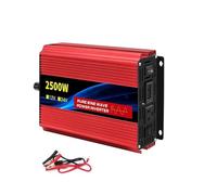Convertisseur Convertisseur Tension Portable 1600 W-8000 W avec Affichage LED 12 V/24 V vers CA 110 V 60 Hz Onduleur Sinusoïdal Pur Convertisseur Puissance Voiture Onduleur(24V 110V 2500W 60HZ)